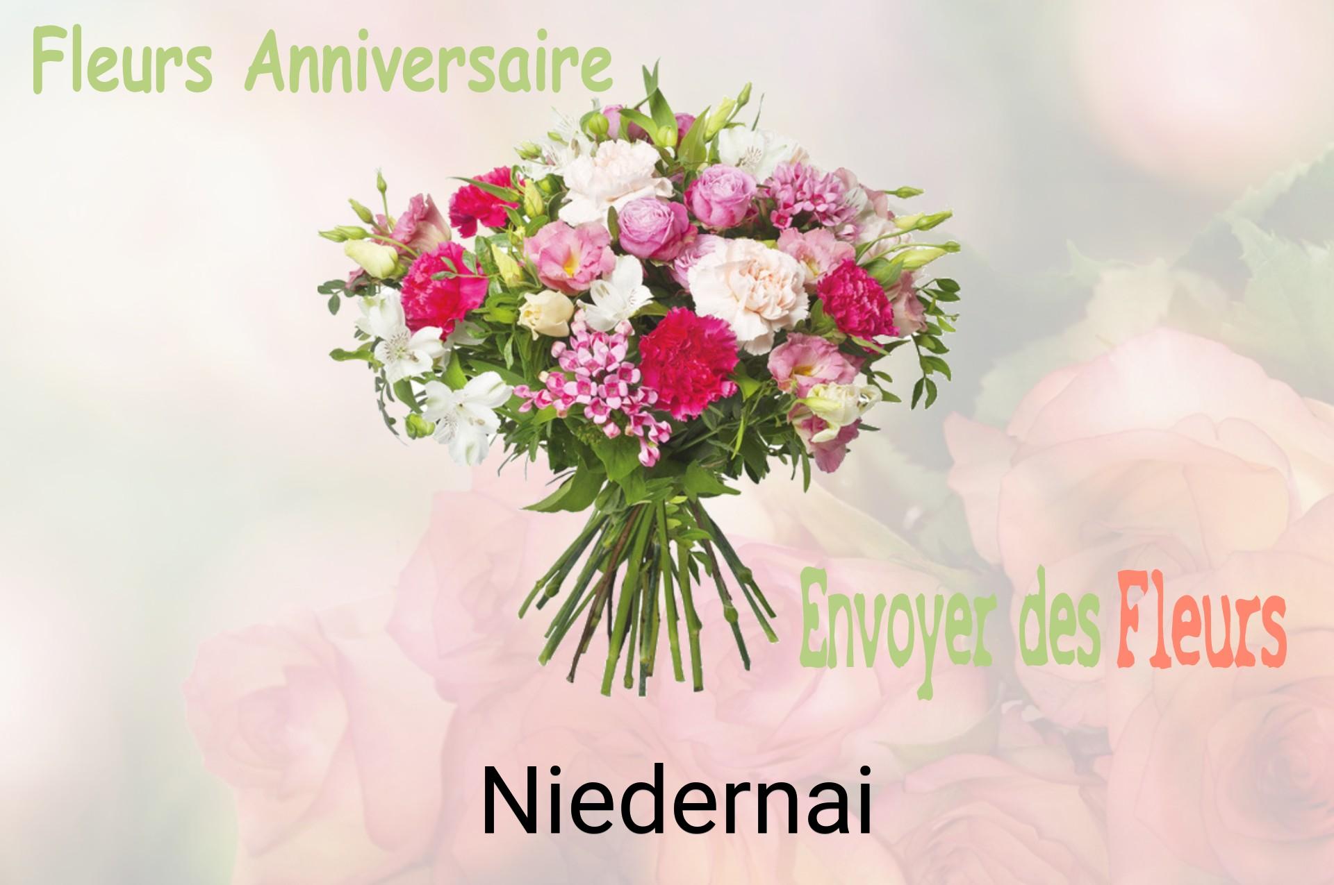 Bouquet de fleurs d’anniversaire livré à Niedernai